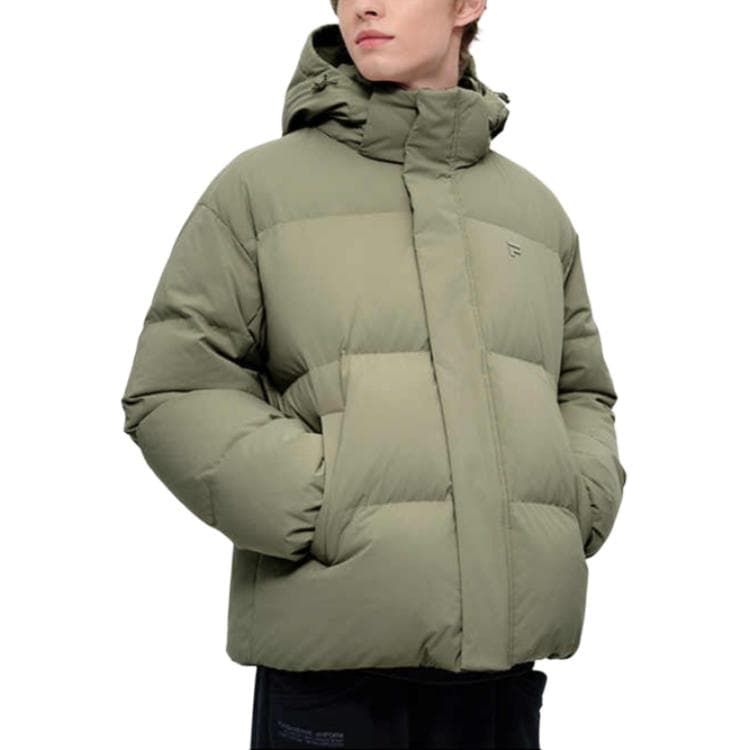 Зимняя куртка FILA FUSION FUSIONEER Мужской пуховик цвет темно-умбра хаки - изображение 3