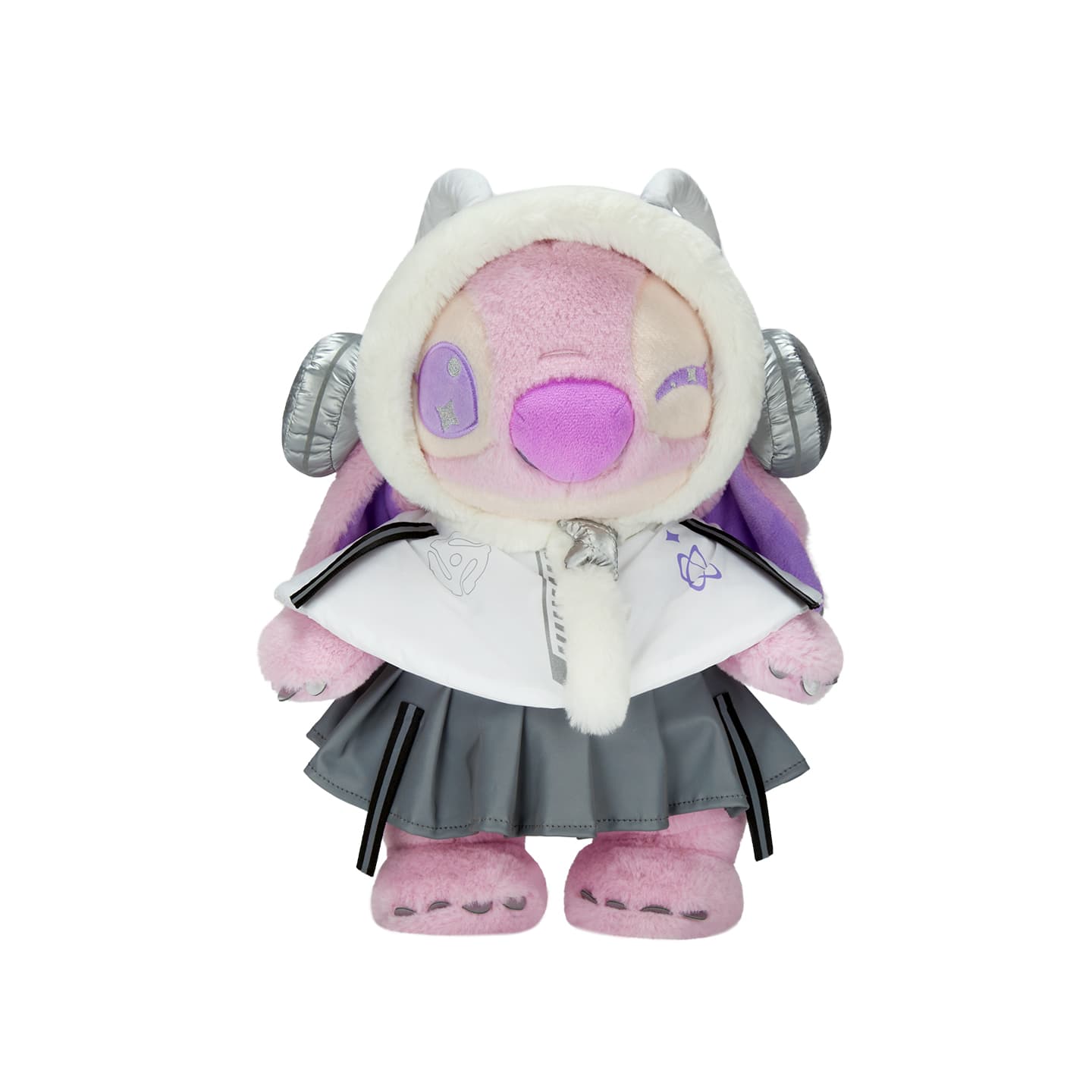 Мягкая игрушка Disney x Disney Store Cyber Stitch Collection Stitch Angel Кукла Мягкая игрушка H38,1cm 33,8 см - изображение 1