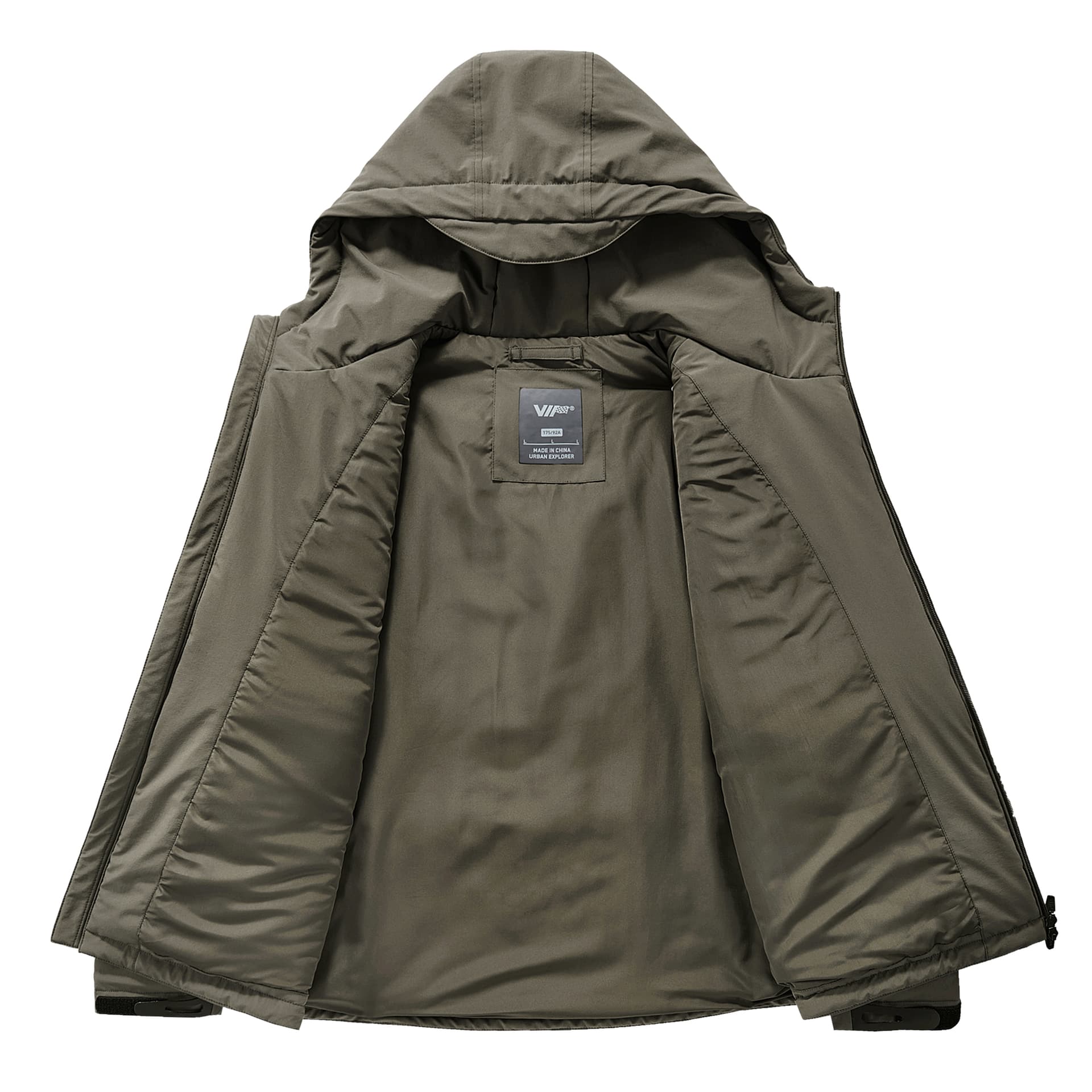 Зимняя куртка пуховик VIP Utility Cotton Jacket Brown - изображение 3