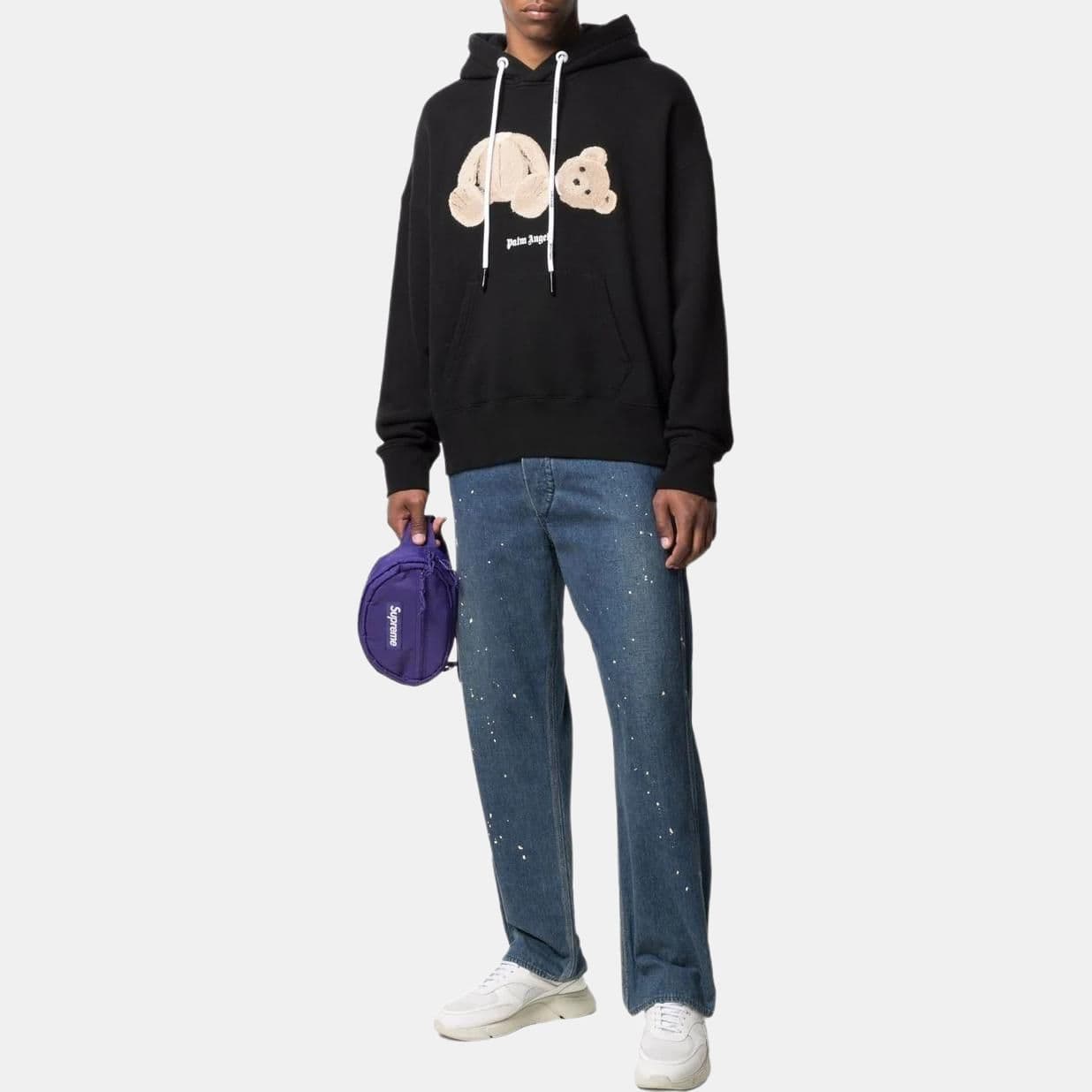 Худи Palm Angels Bear Hoodie Black - изображение 3