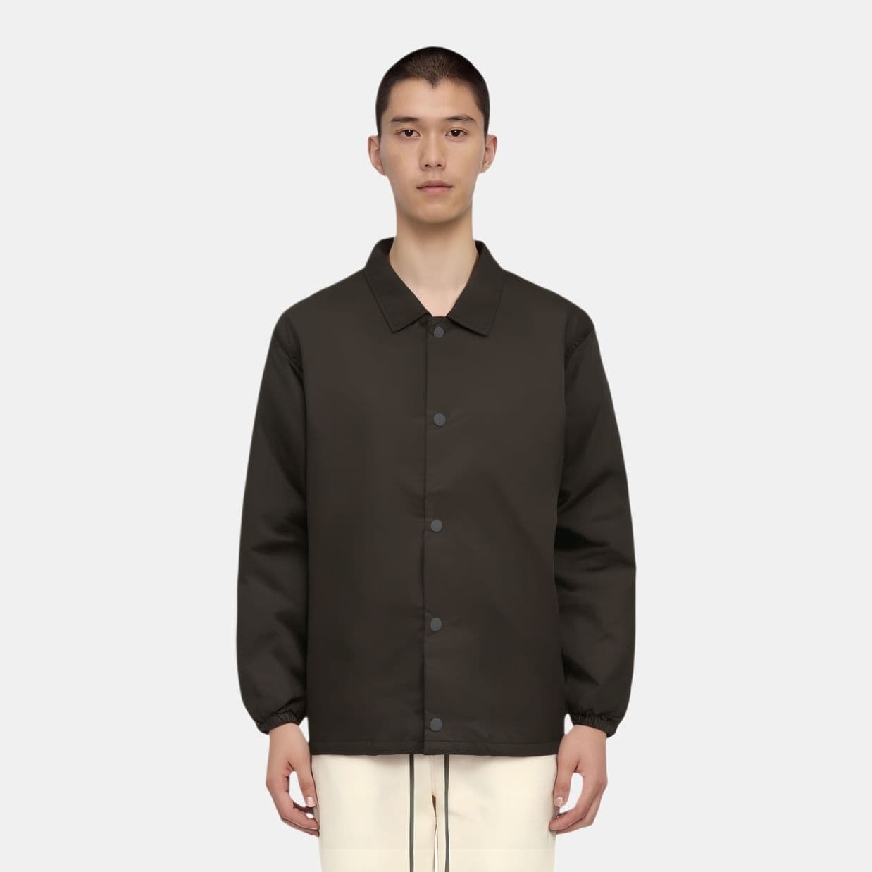Куртка Fear of God Essentials FW22 Nylon Coaches Jacket Off Black - изображение 3