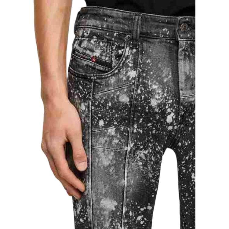 Штаны Diesel SS24 Джинсы Мужские Серый Черный - изображение 3