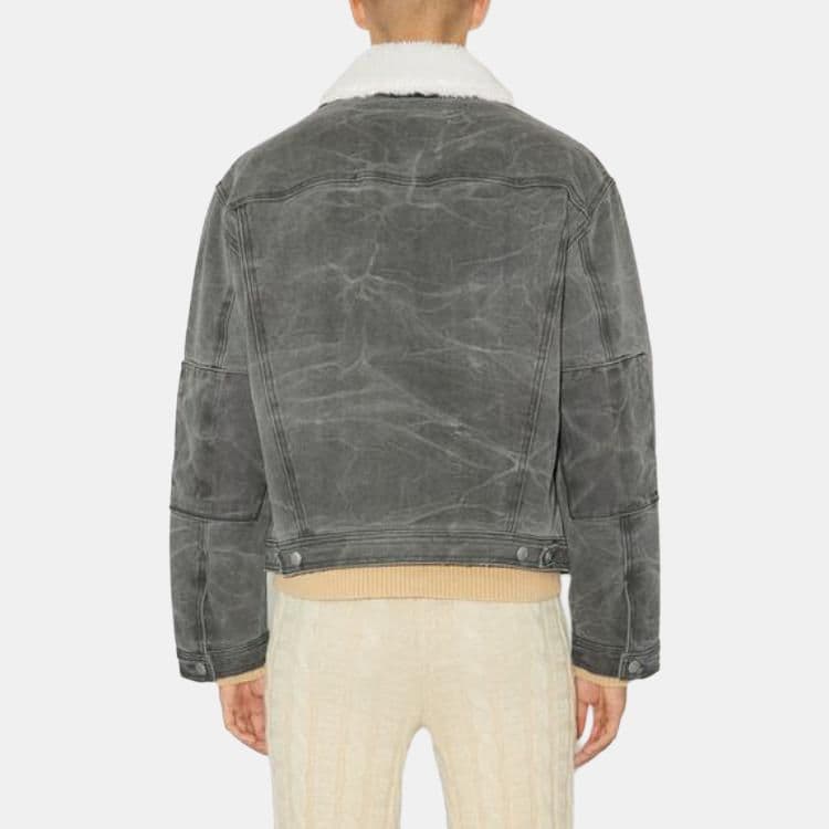 Джинсовая куртка Acne Studios Quilted Denim Jacket Carbon Grey - изображение 3