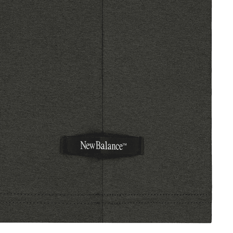 Поло New Balance Мужская Поло Темно-серый - изображение 3