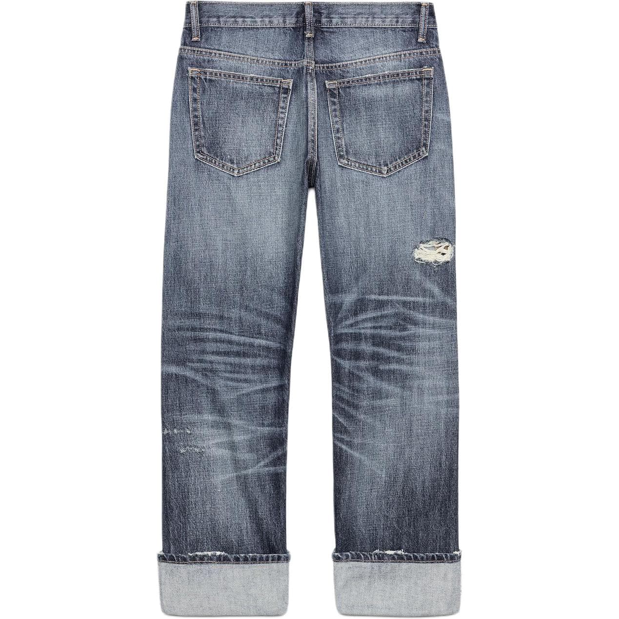 Джинсы ZARA Морской синий Женские Джинсы - изображение 2