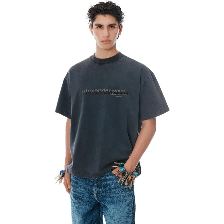 Футболка Alexander Wang Oversized Logo Tee - изображение 4