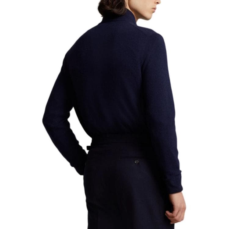 Кофта Свитер Polo Ralph Lauren стандартного размера мужской синий - изображение 4