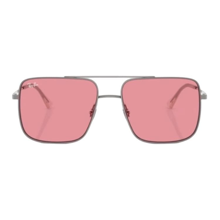 Солнцезащитные очки RayBan Сплав Aviator Солнцезащитные очки Унисекс Серебряный - изображение 2