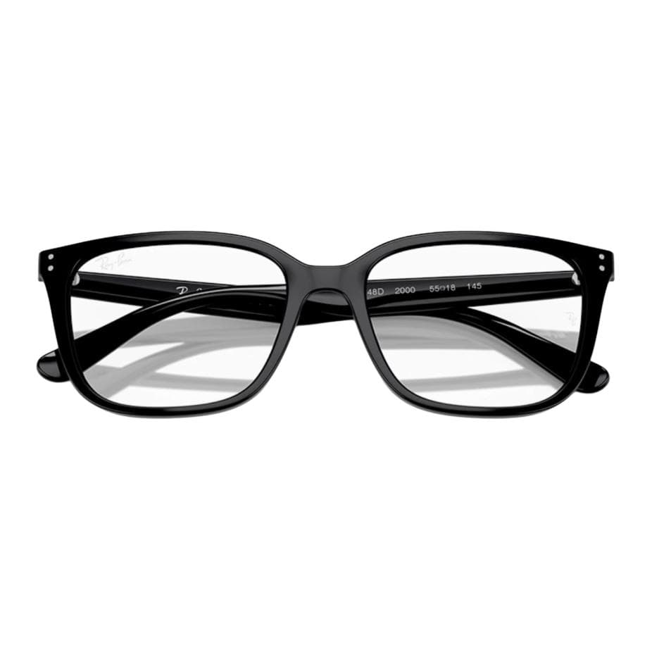 Оправа RayBan Сосуд Квадрат Очки с диоптриями Унисекс Черные - изображение 3