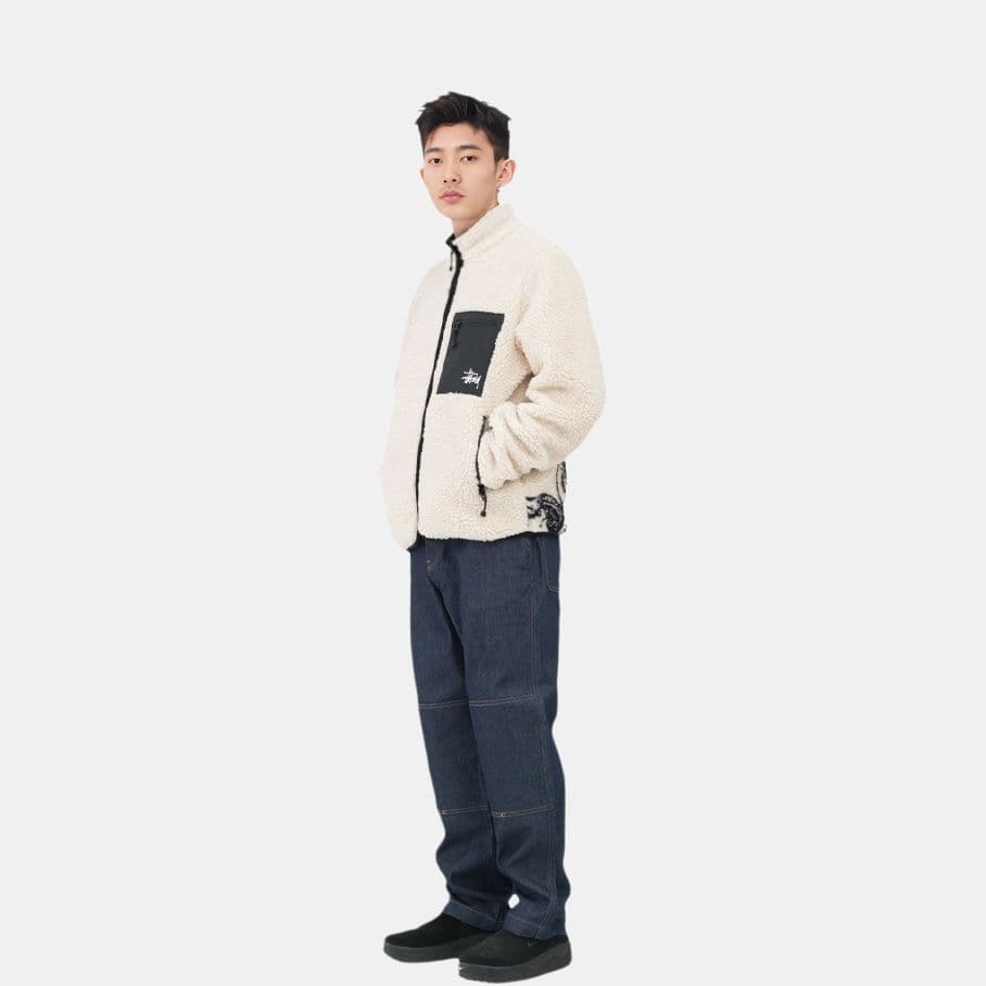 Куртка Stussy Venus Jacquard Sherpa Jacket - изображение 3