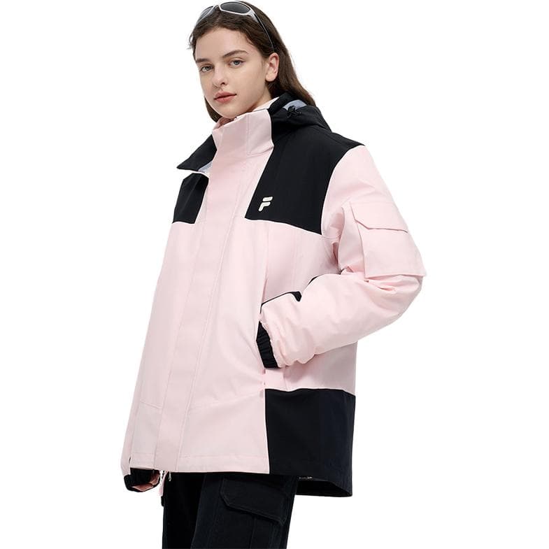 Зимняя куртка FILA FUSION FOB Пуховик Унисекс Счастье Розовый - изображение 6