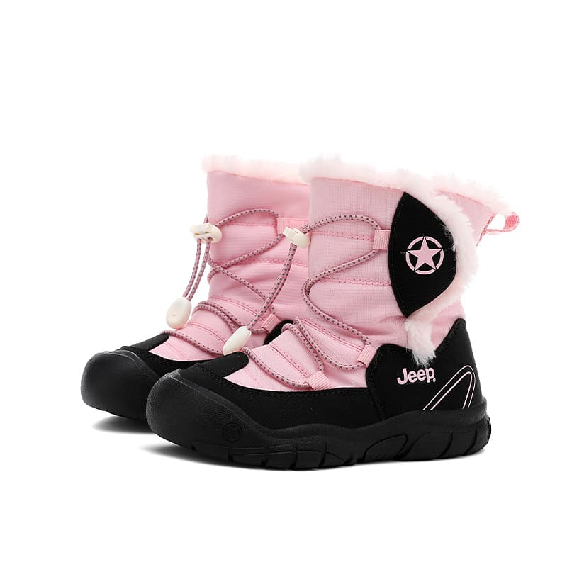 Jeep Slip-resistant Abrasion-resistant Thermal High-Top Snow Boots for Children Джип противоскользящие устойчивые к истиранию термальные высокие ботинки для сноуборда для детей - изображение 3