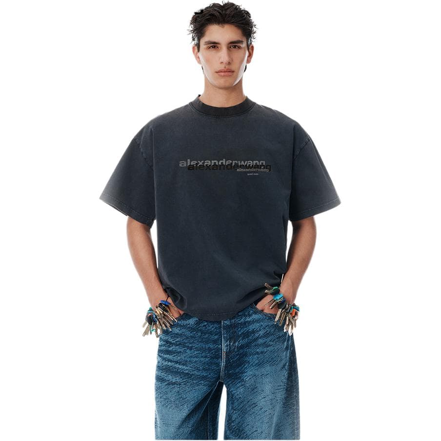 Футболка Alexander Wang Oversized Logo Tee - изображение 3
