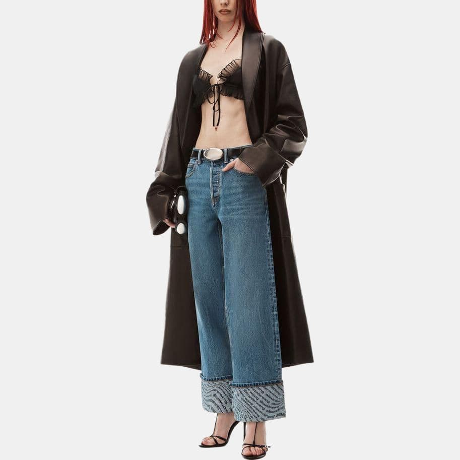 Джинсы Alexander Wang Blue Women's Jeans Александр Wang Синие Женские Джинсы - изображение 2