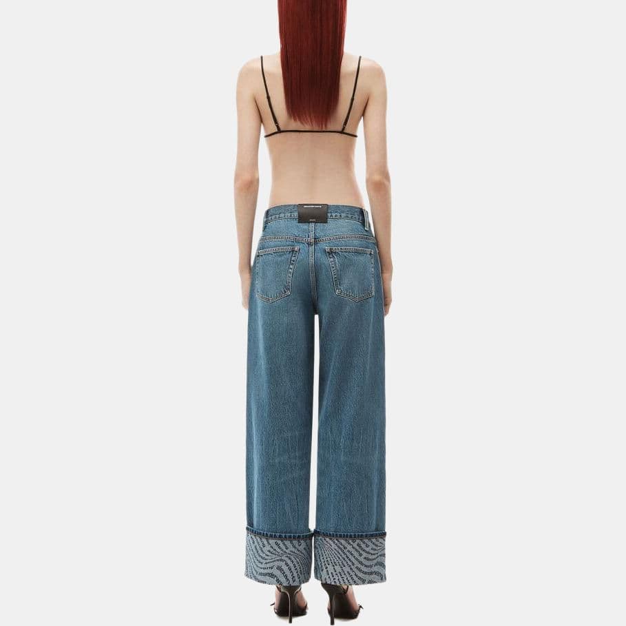 Джинсы Alexander Wang Blue Women's Jeans Александр Wang Синие Женские Джинсы - изображение 3