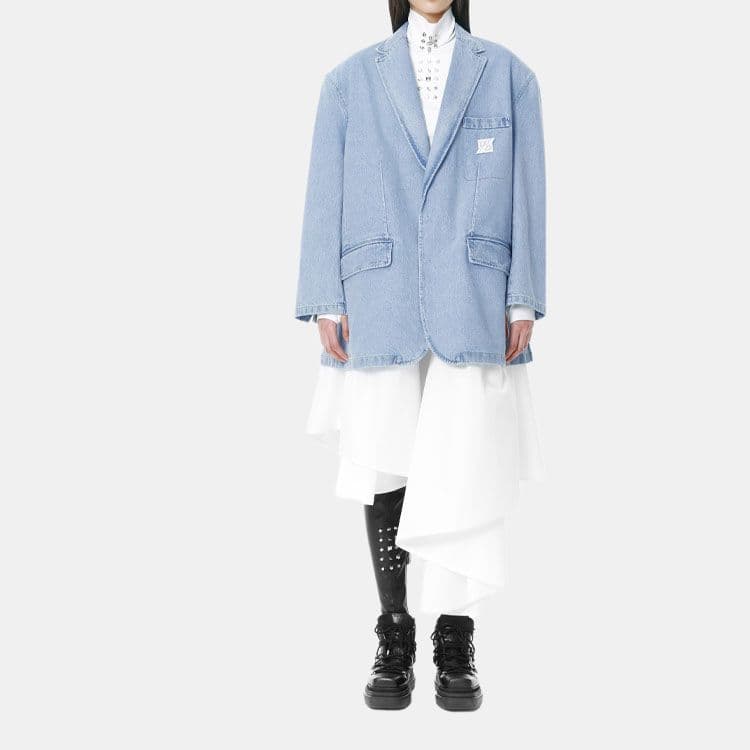 Джинсовая куртка WE11DONE FW21 Logo - изображение 3