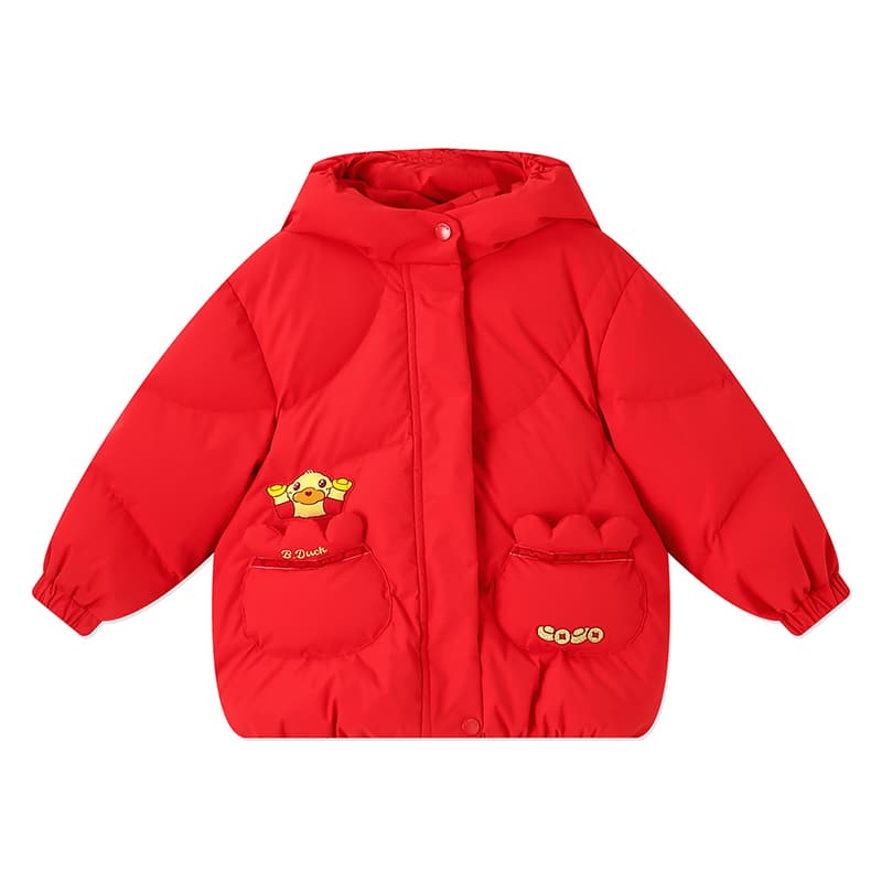 B.Duck Китай Красный Kids Пуховые Куртки - изображение 1