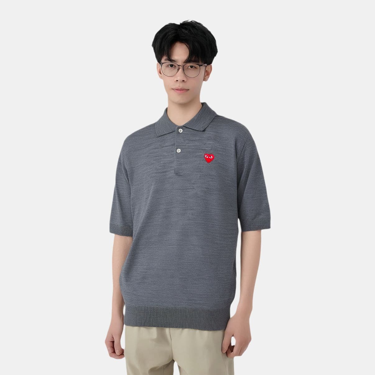 Кофта CDG Play SS24 POLO - изображение 5