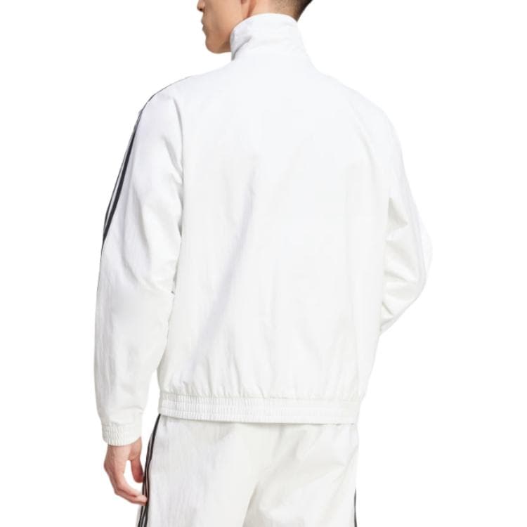 Куртка Adidas Originals Adicolor Woven Белый/Черный Мужские Куртки - изображение 4