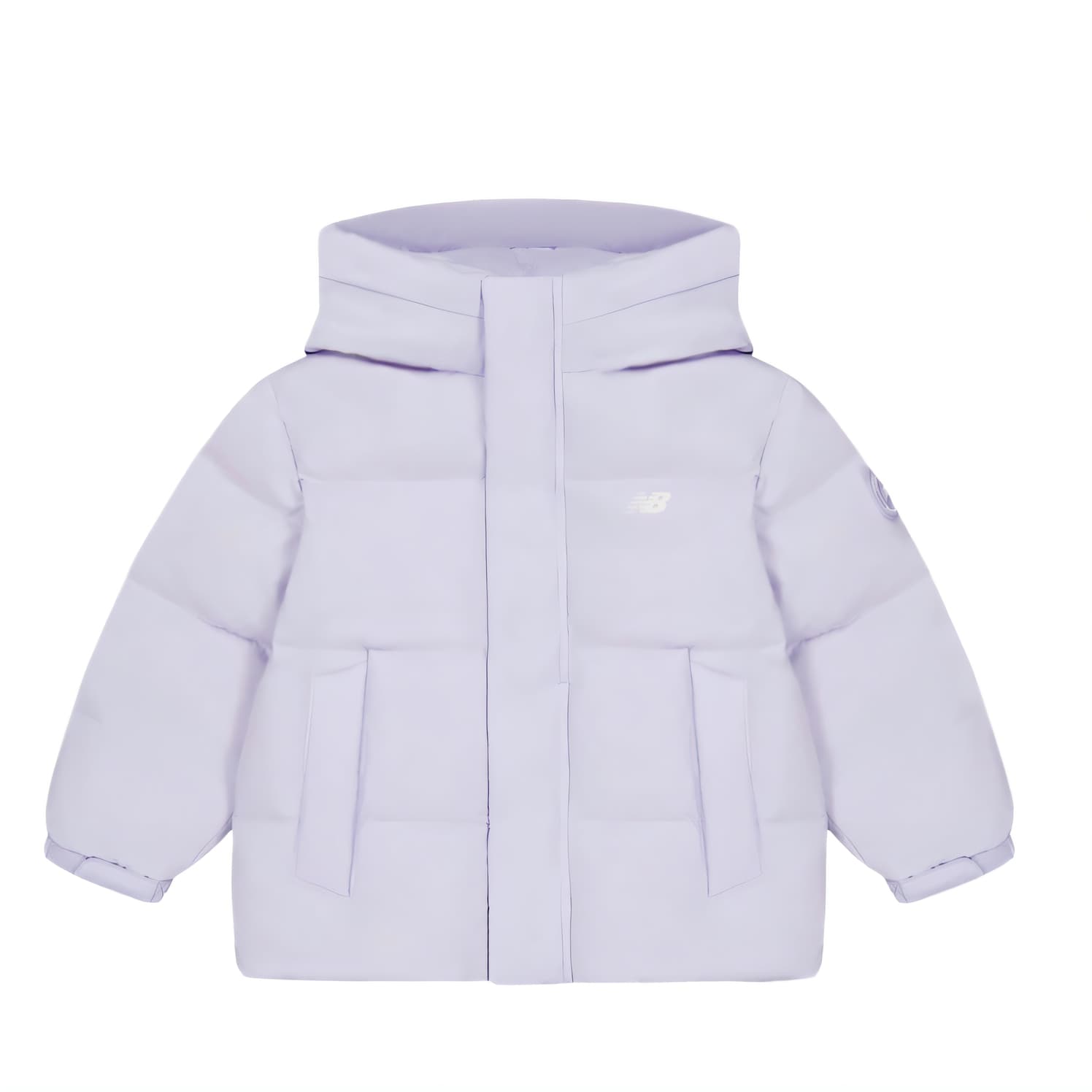 New Balance Light Purple Kids Down Jackets New Balance Светло-фиолетовые Детские Пуховики - изображение 1