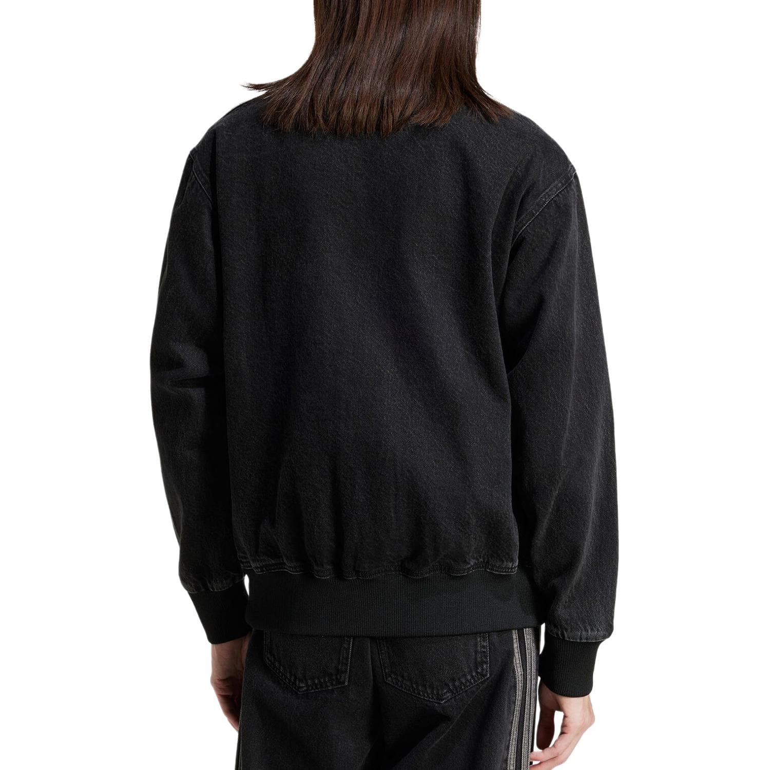 Куртка Adidas Originals Firebird Denim FB TT Куртки и Пальто Мужской Деним Черный - изображение 3