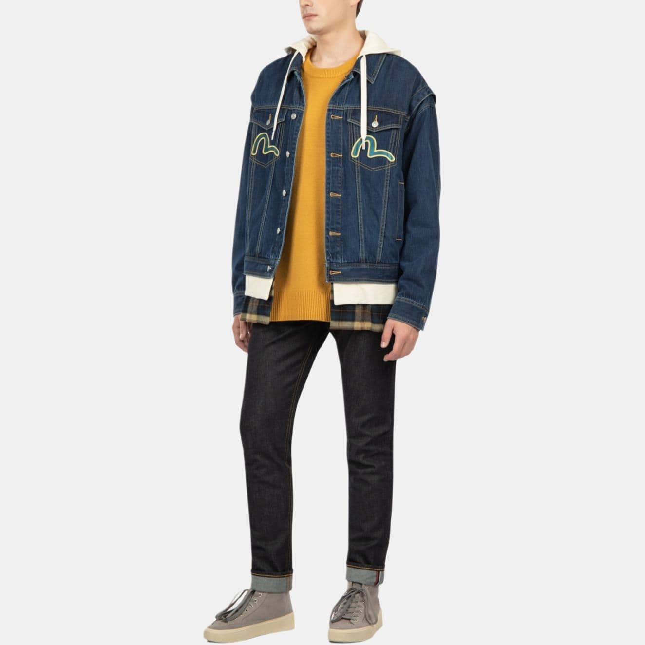 Джинсовая куртка EVISU FW22 - изображение 3
