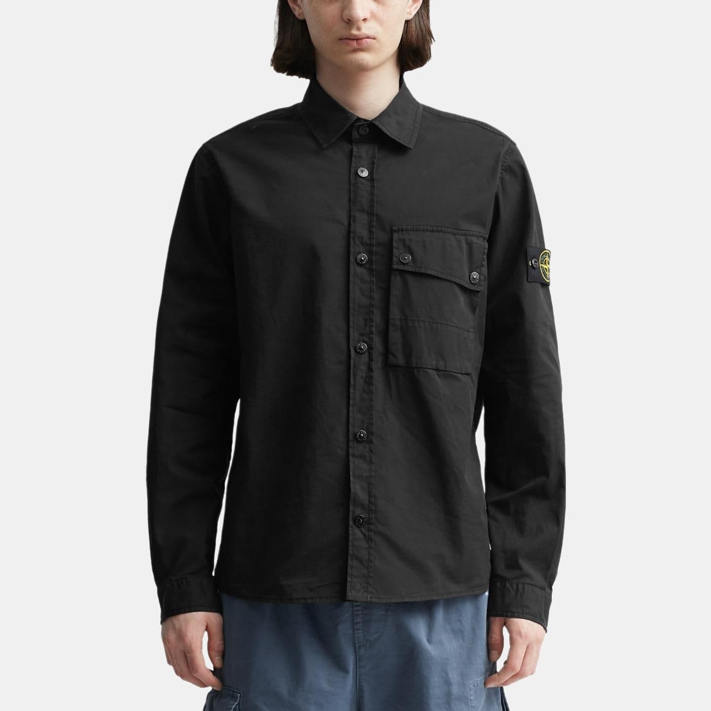 Куртка Stone Island SS23 Black Jacket - изображение 3