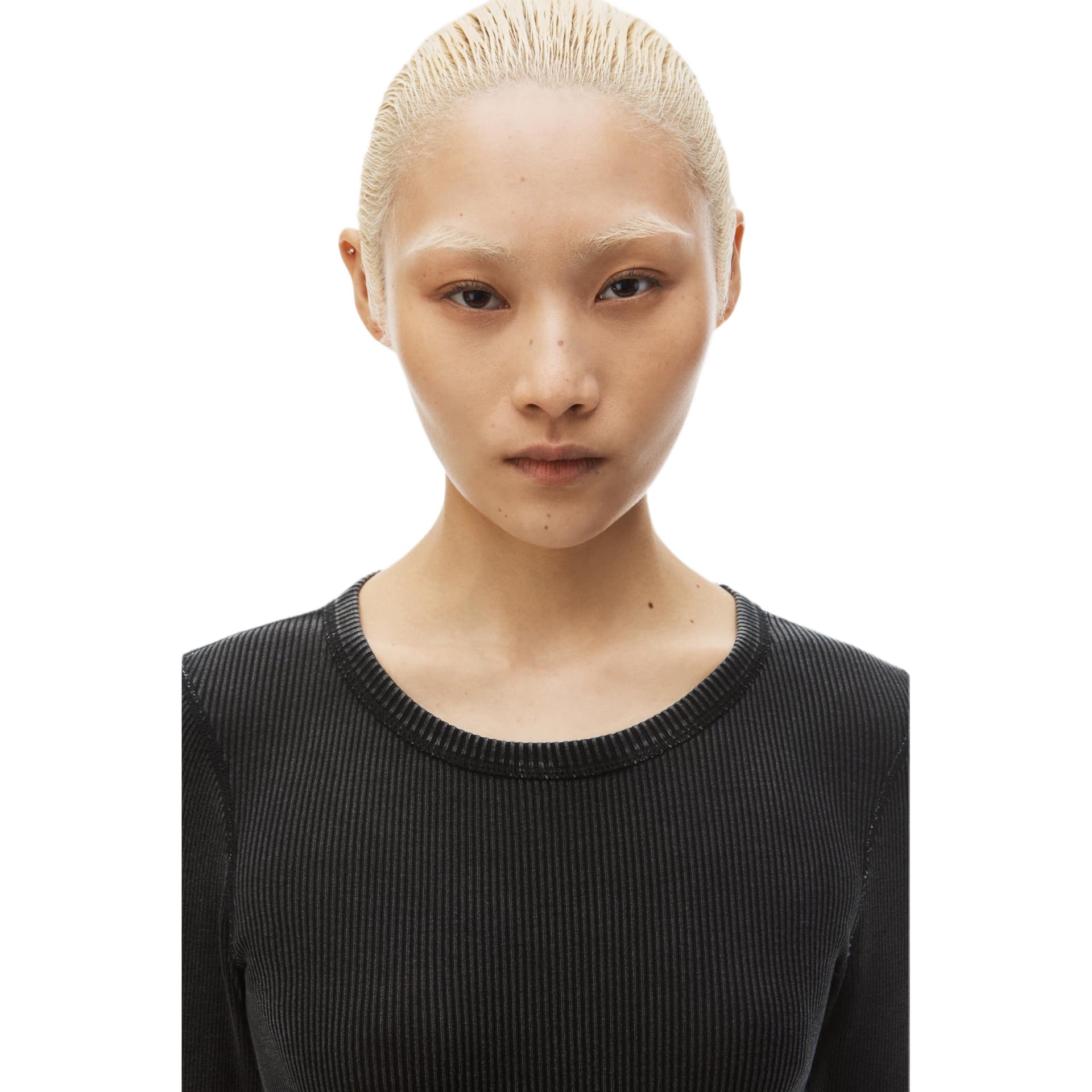 Платье Alexander wang Bodywear Длинное платье с длинными рукавами женское черное - изображение 2