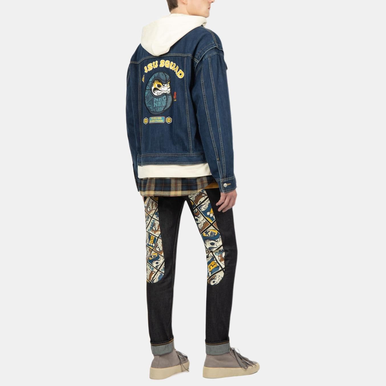 Джинсовая куртка EVISU FW22 - изображение 4