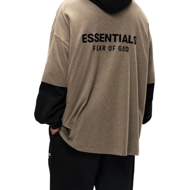 Футболка Fear of God Essentials FW24 Holiday Core Crewneck T-Shirt Deep Fog Grey - изображение 5