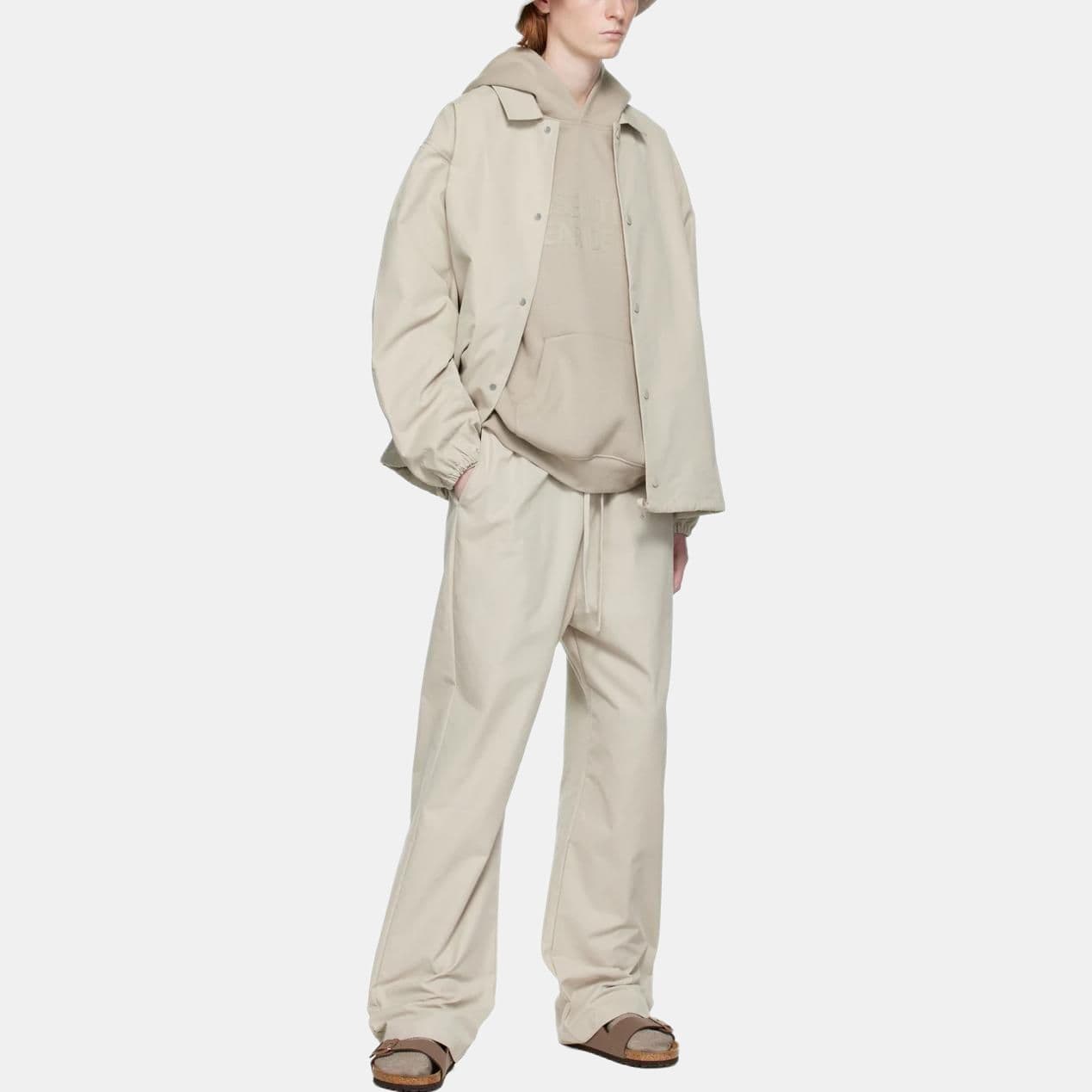 Куртка Fear of God Essentials FW22 Gray Drawstring Jacket Smoke - изображение 4