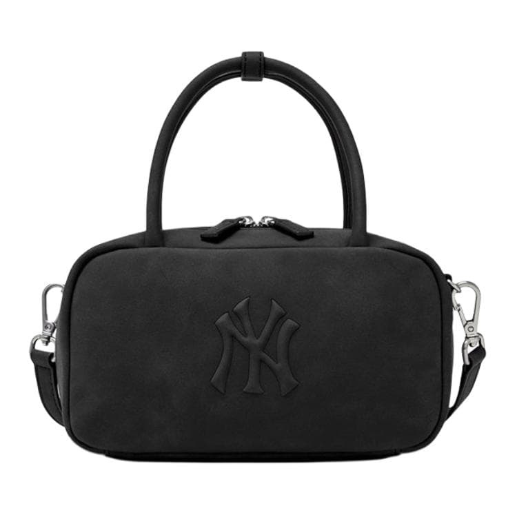 Сумка MLB New York Yankees Регулируемый съемный полиуретановый через плечо сумка для женщин черный - изображение 1