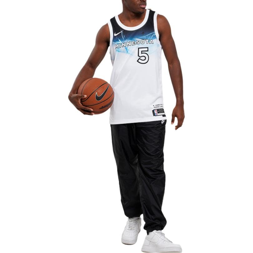 Баскетбольная майка Nike Edwards Timberwolves City Edition Jersey White - изображение 4