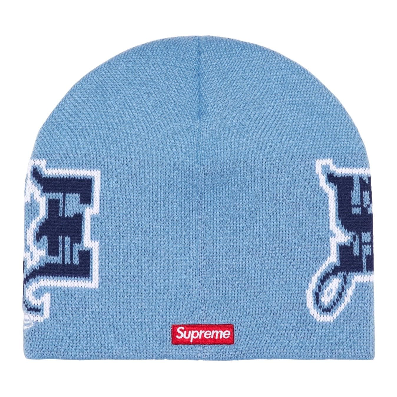 Шапка Supreme X New Era Акриловые Шапки Унисекс Морской Синий Коричневый Красный Белый Светло-Синий Черный - изображение 2