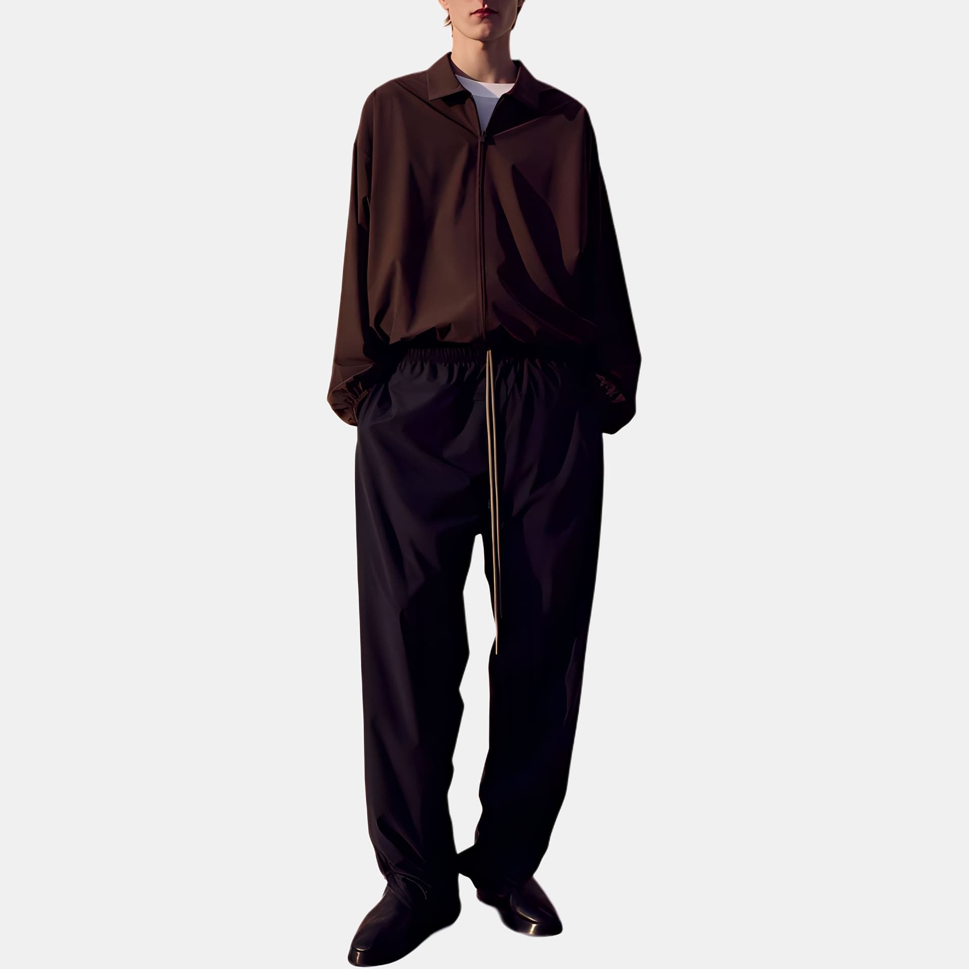 Рубашка Fear of God Essentials SS24 NYLON OVERSHIRT Wood Wood - изображение 3