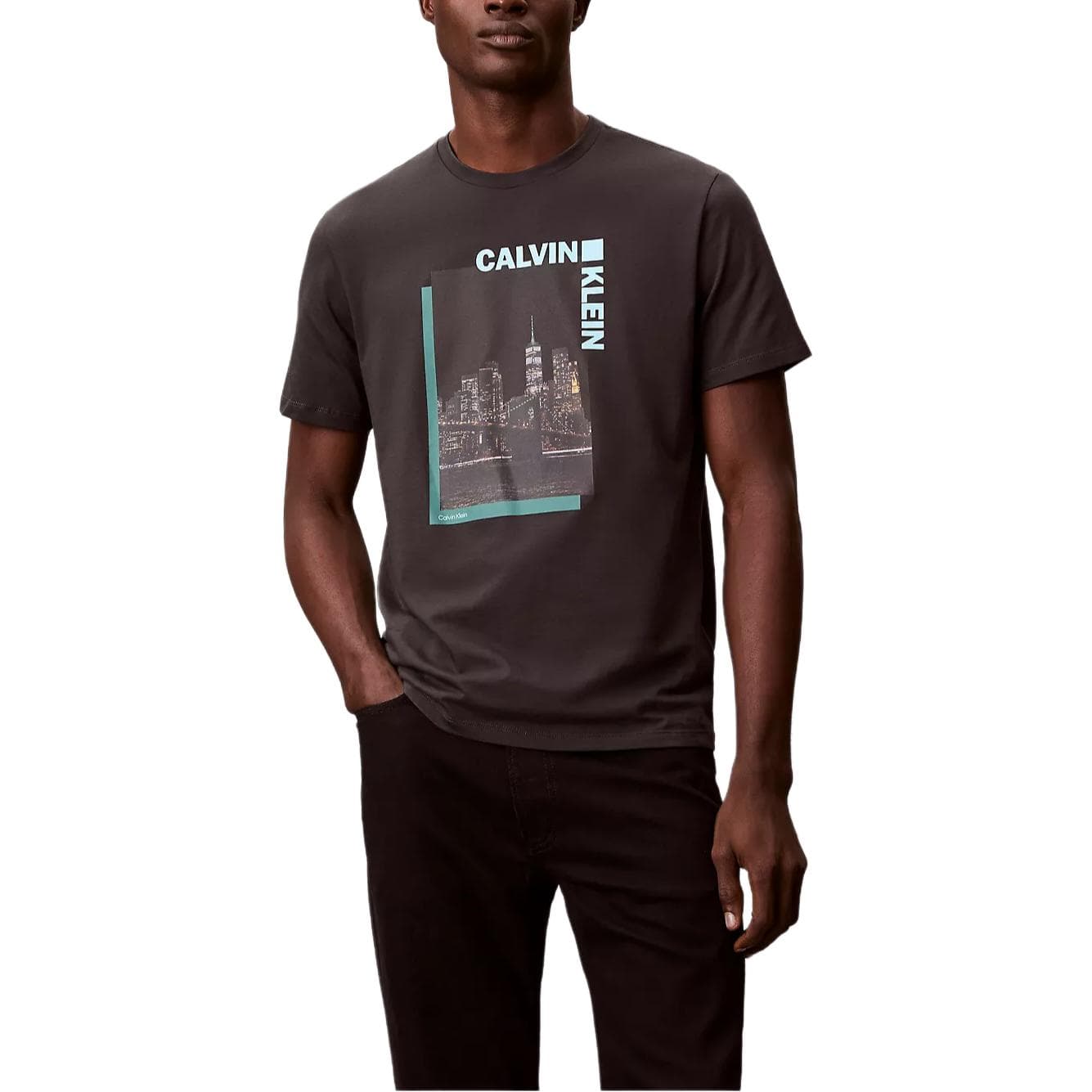 Футболка Calvin Klein Pirate Черная Мужская T-Рубашка - изображение 1