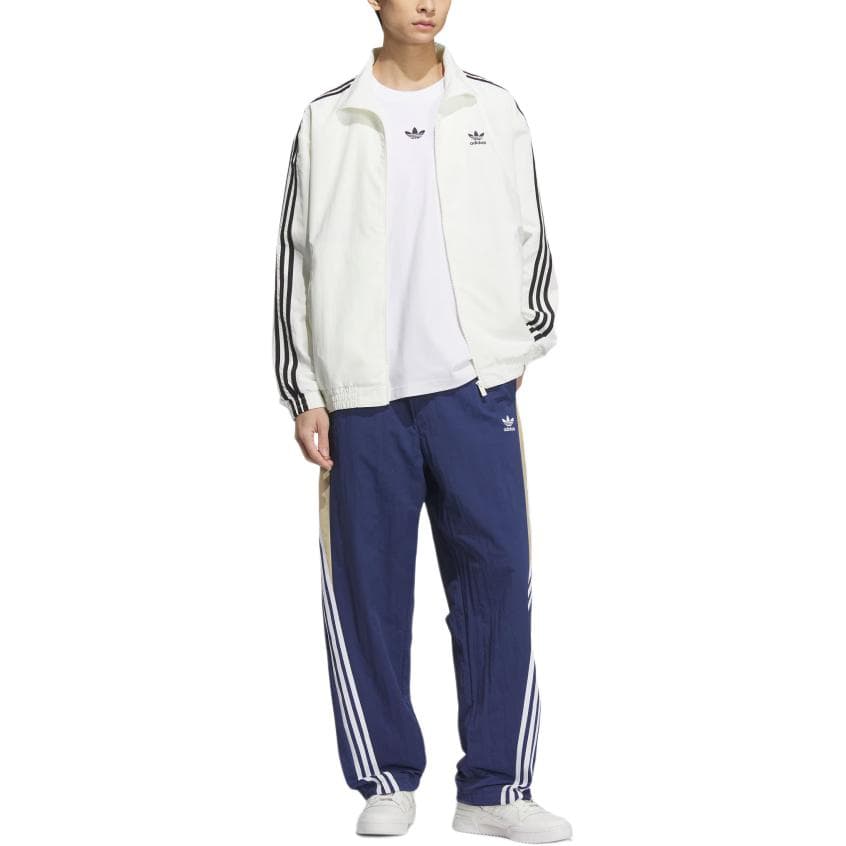 Куртка Adidas Originals Firebird Куртка Мужская Нефритово-Белый - изображение 3