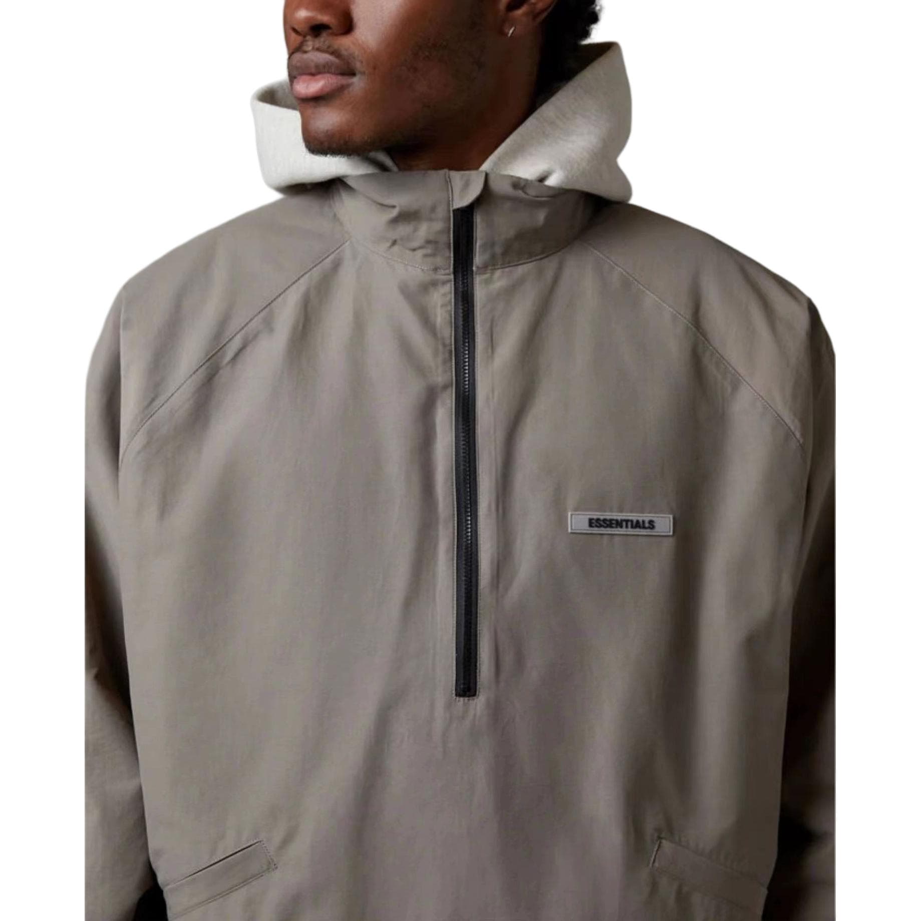 Куртка Fear of God Essentials Track Jacket Taupe Logo - изображение 3