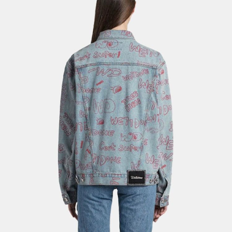 Джинсовая куртка WE11DONE SS21 Logo - изображение 3