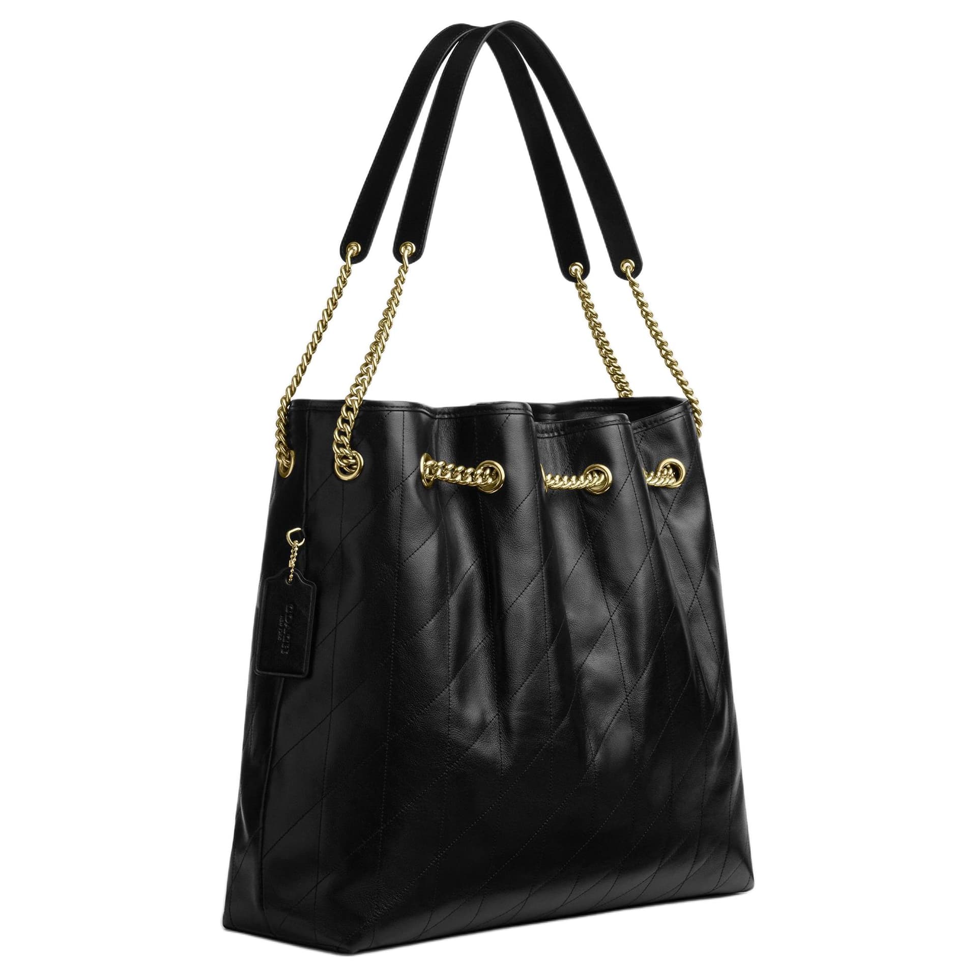 Мини-сумка COACH Сумка из коровьей кожи сумка через плечо большая женская черная - изображение 2