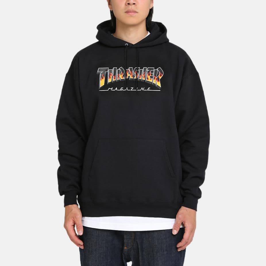 Худи Thrasher Hoodie Black - изображение 3