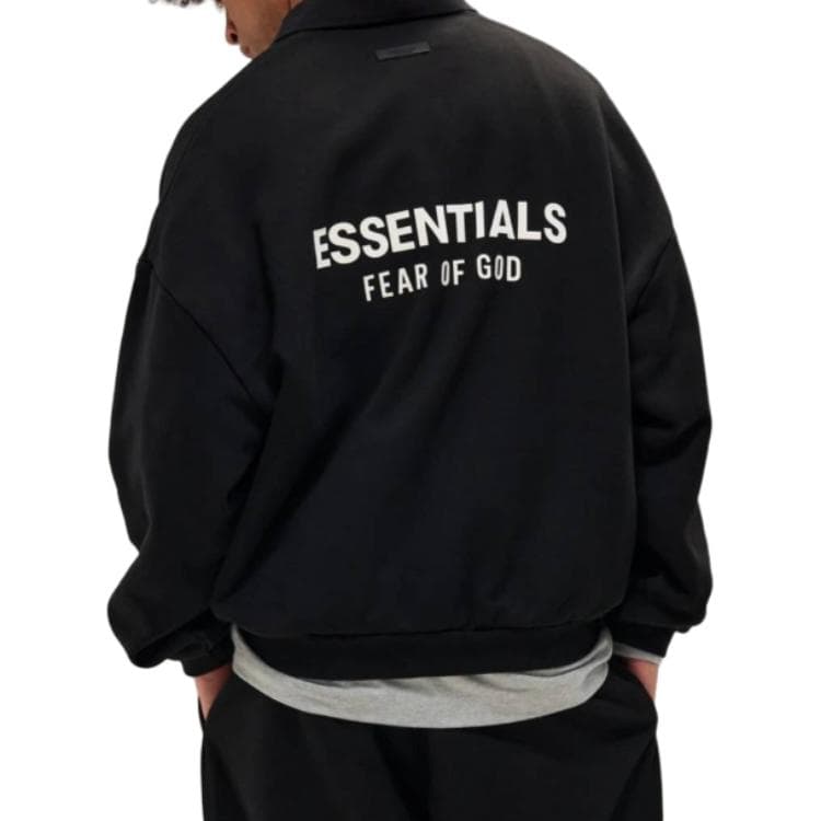 Поло Fear of God ESSENTIALS Поло Мужское Метеоритный Черный - изображение 4
