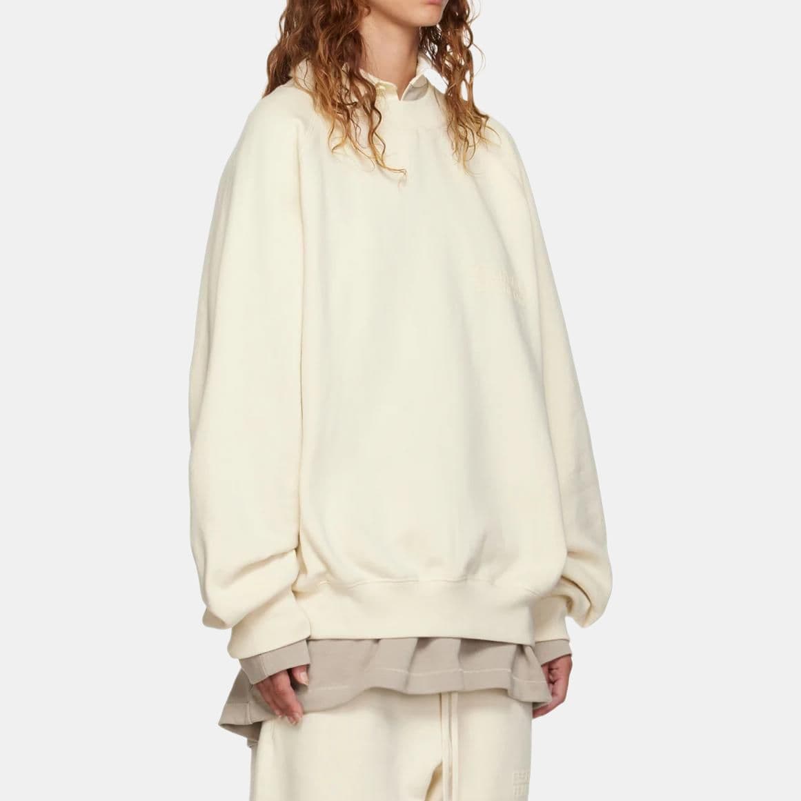 Худи Fear of God Essentials FW22 Egg Shell - изображение 4