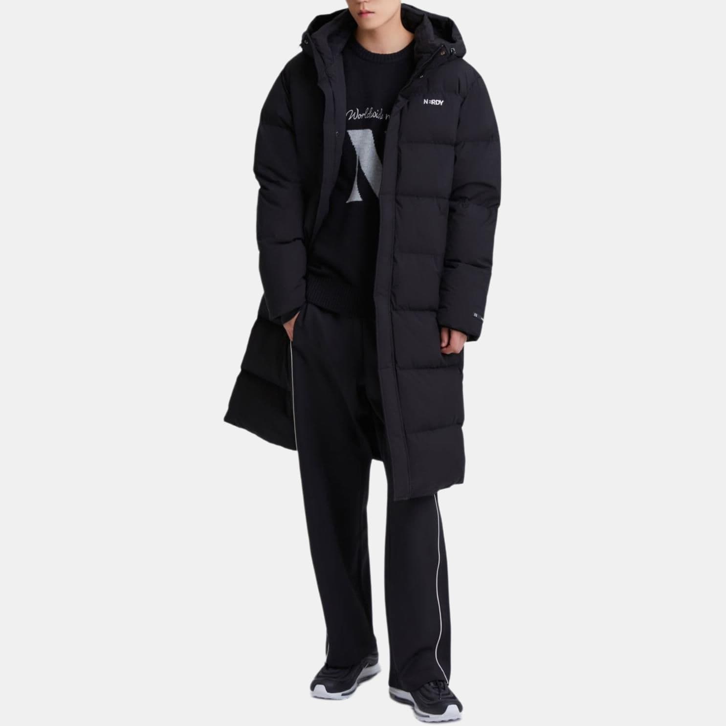 Зимняя куртка Nerdy FW24 Пуховик Унисекс Черный - изображение 4
