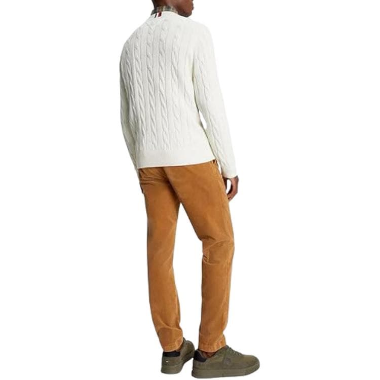 Кофта Tommy Hilfiger Flag Logo Cable Knit Sweater Logo - изображение 4