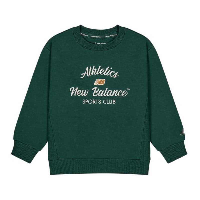New Balance Зеленый Детские Толстовки - изображение 1
