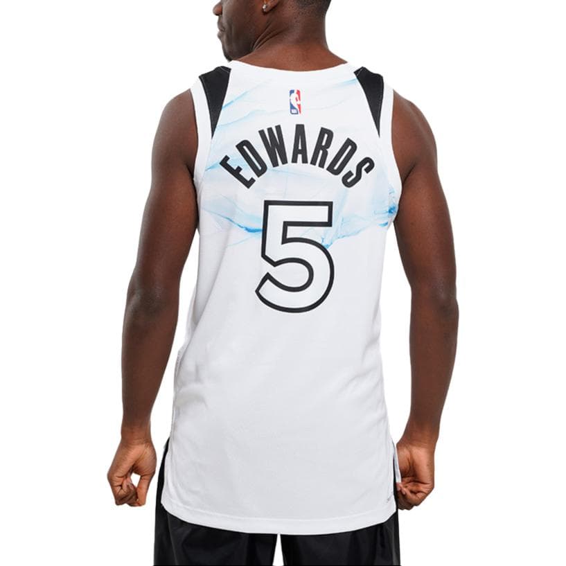Баскетбольная майка Nike Edwards Timberwolves City Edition Jersey White - изображение 3