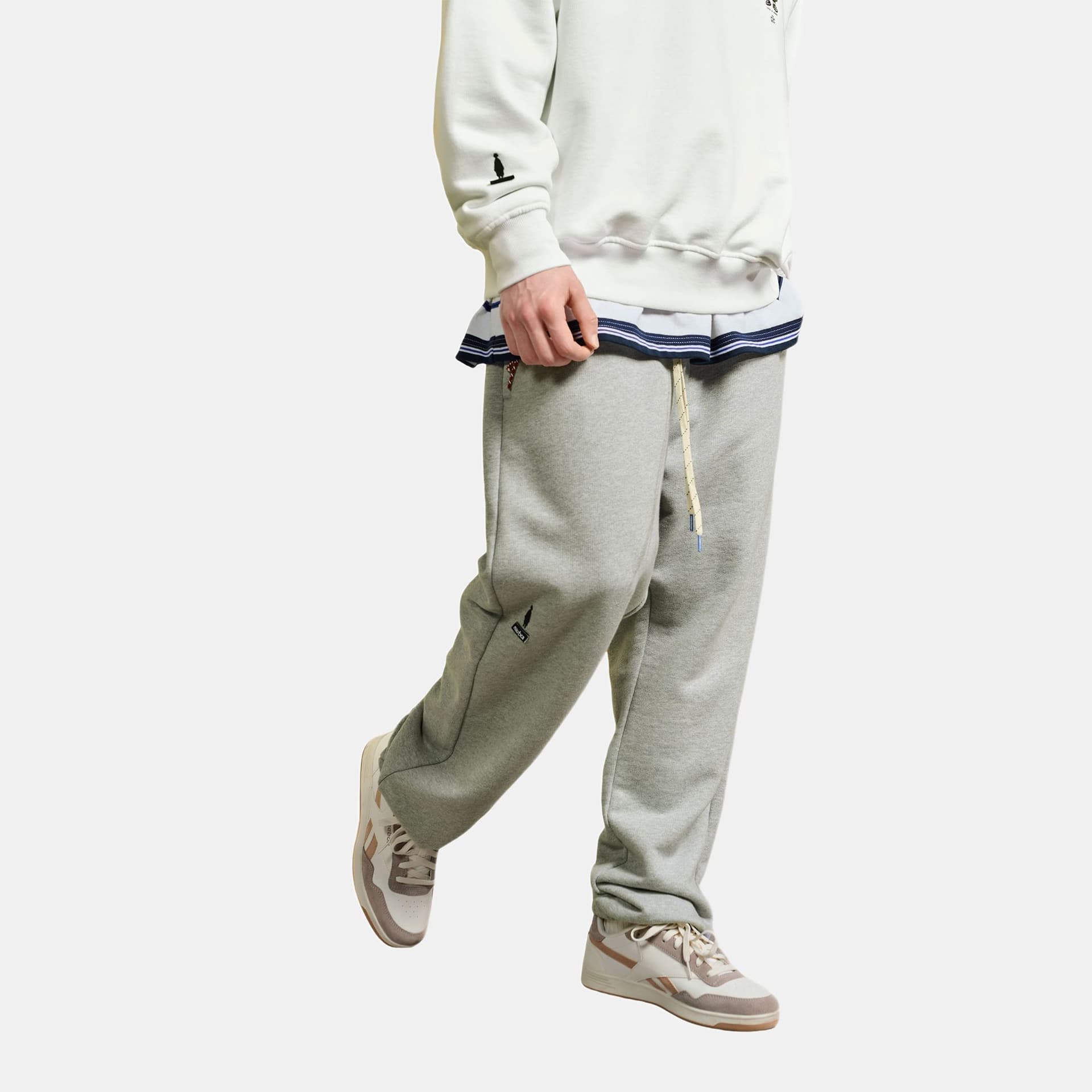 Штаны nautica white sail x POPBOY FW23 Logo - изображение 3