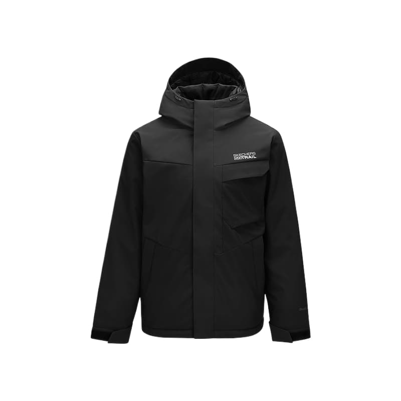 Зимняя куртка Skechers Wilderness Outdoor Collection Пуховик Мужской Угольный Черный 0018 - изображение 1