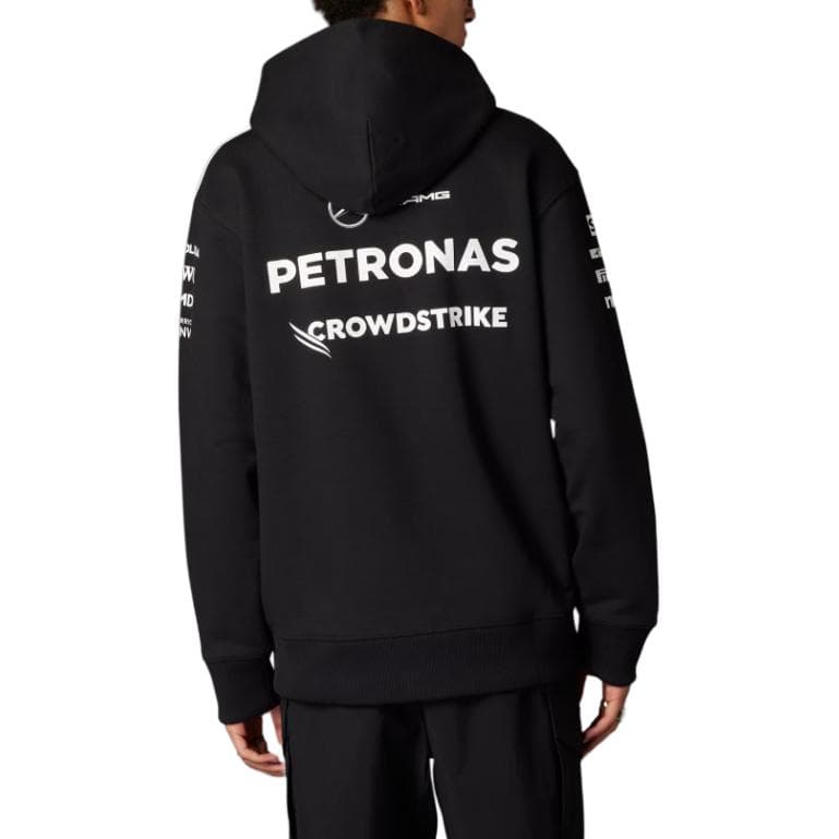Худи Adidas x Mercedes AMG Petronas F1 Team Худи в стиле ханфу Мужской Черный - изображение 3
